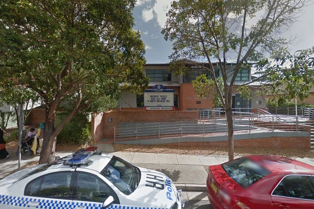 Merrylands Police Station on Memorial Avenue in western Sydney