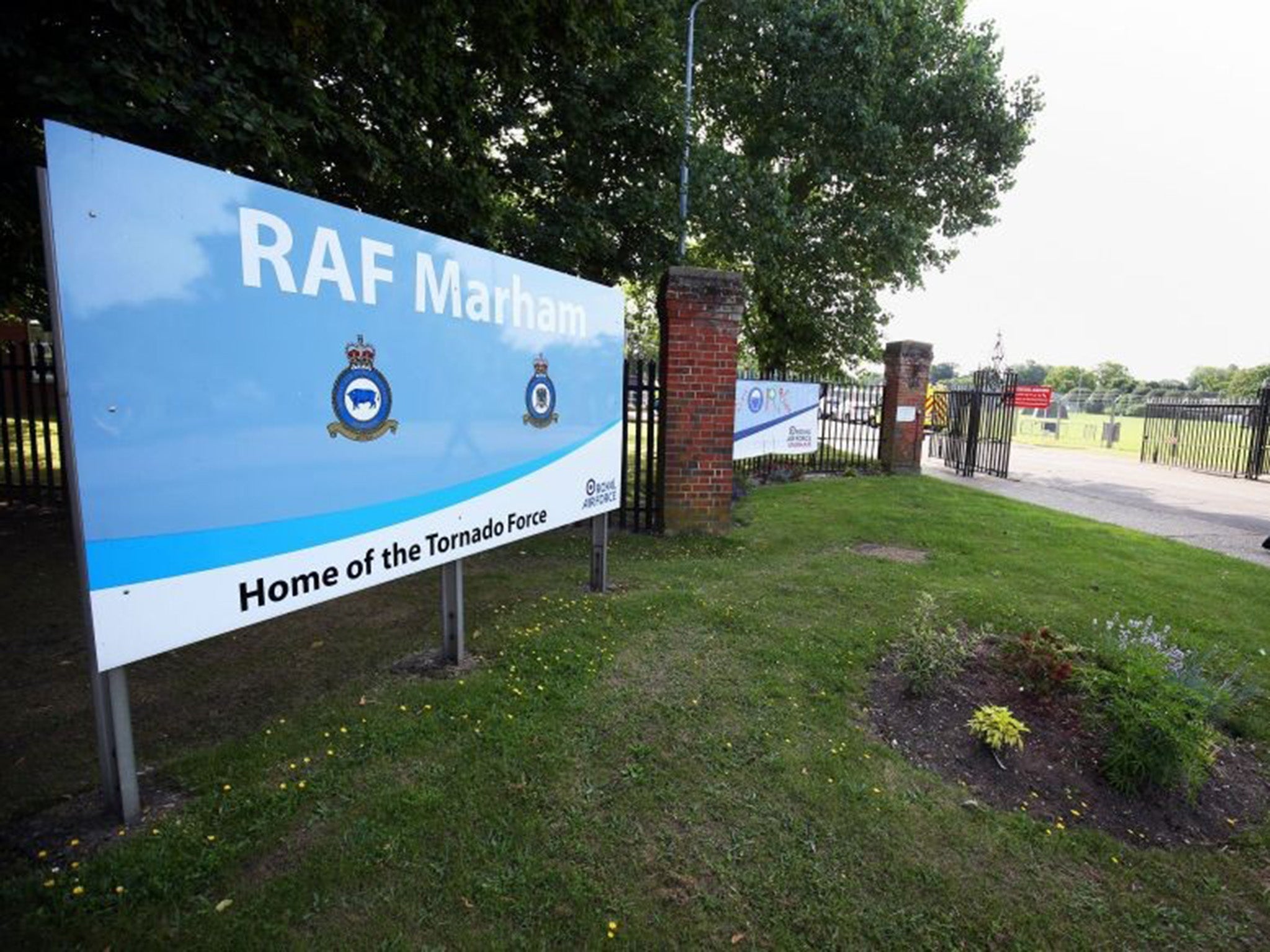 &#13;
RAF Marham near King's Lynn in Norfolk is home to four squadrons carrying out air strikes in Syria and Iraq &#13;