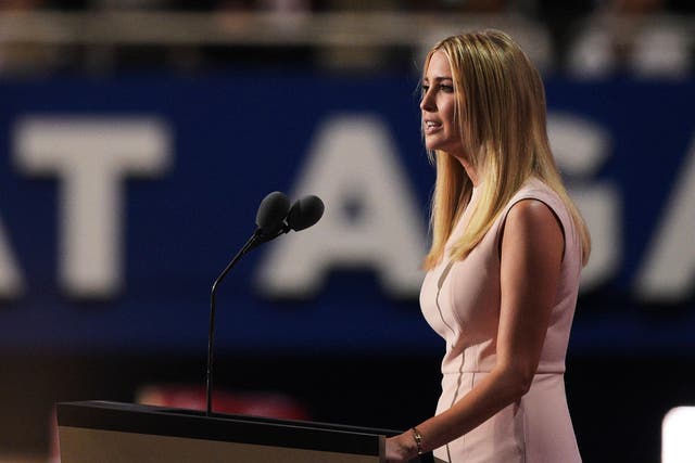 Donald Trump is 'colour-blind and gender neutral,' his daughter told the crowd in Cleveland