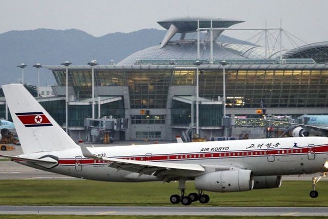 The plane was forced to make an emergency landing in Shenyang, China after catching fire