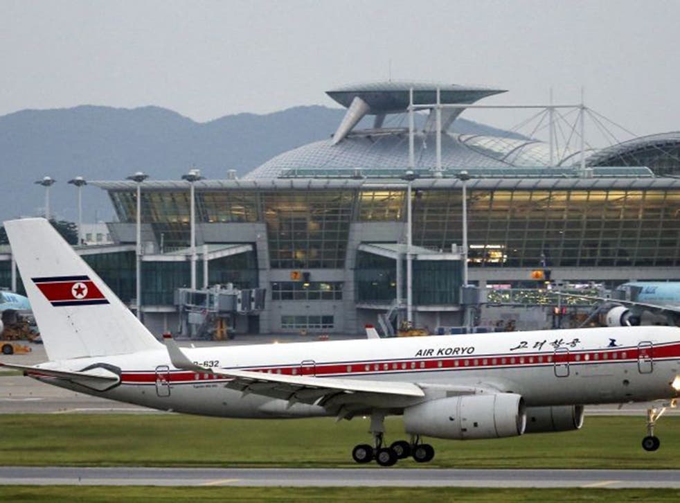 The plane was forced to make an emergency landing in Shenyang, China after catching fire
