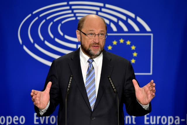 Martin Schulz is the current EU Parliament president