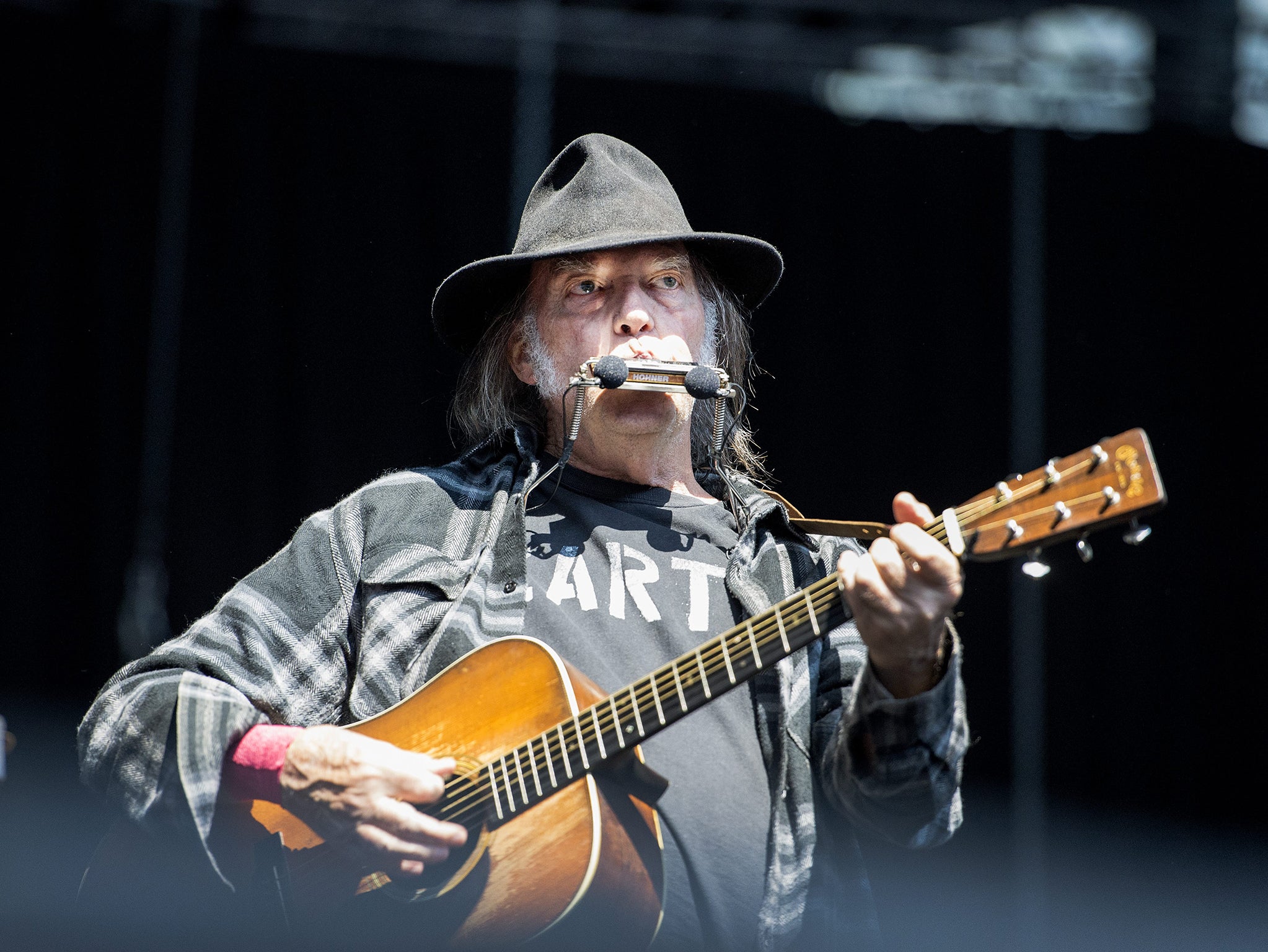Neil Young interview what happens when the Godfather of Grunge hangs