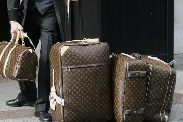 Thanks to Newson's innovation, travellers no longer need a porter trailing behind them to handle their LV luggage