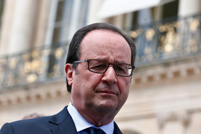 <p>Francois Hollande was president of France until 2017 </p>