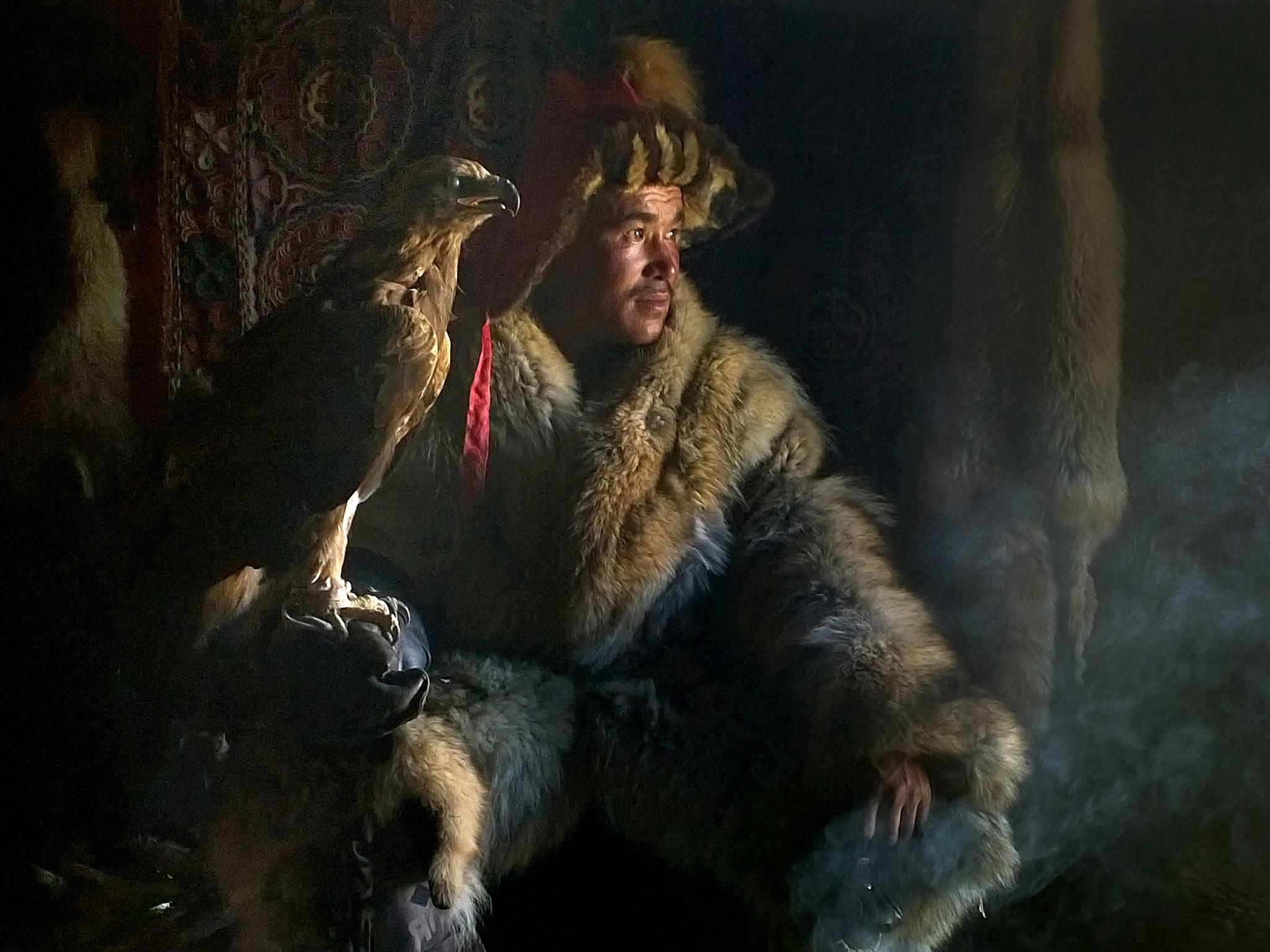 &#13;
Timothy Allen (UK). Mongolia, eagle hunter&#13;