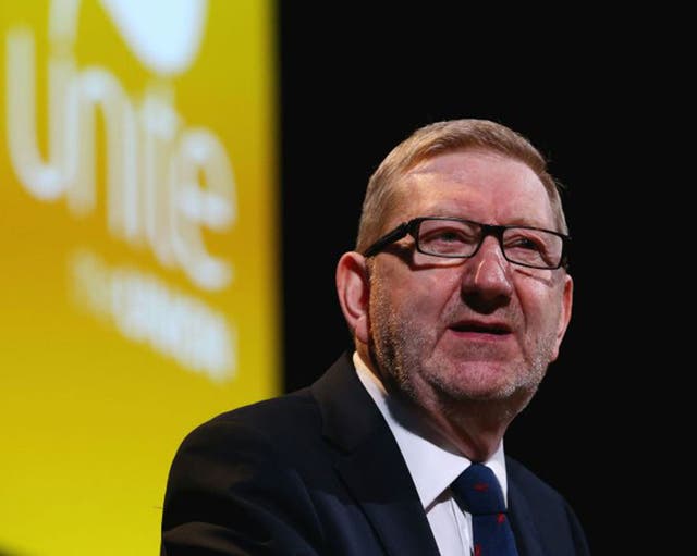 'Anybody who thinks that that isn’t happening doesn’t live in the same world that I live in,' Mr McCluskey said