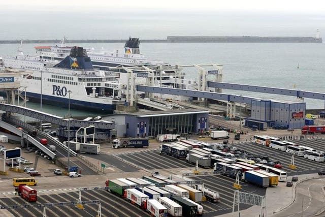 File photo dated 10/07/13 of a general view of the Port of Dover in Kent, as terror fears have led to severe delays at the port reportedly leaving hundreds of motorists stranded overnight after security checks were heightened at the request of French authorities