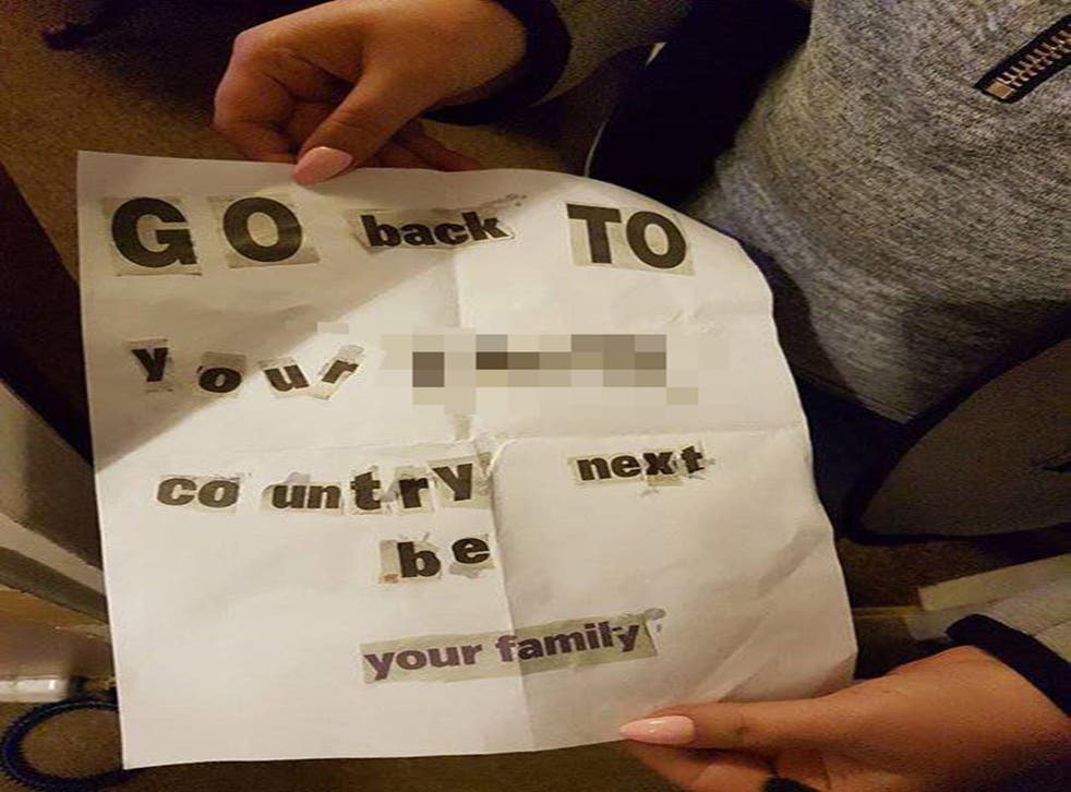 A Polish family's home was set ablaze by arsonists in Cornwall who left a note urging them to "go back to your f***ing country"