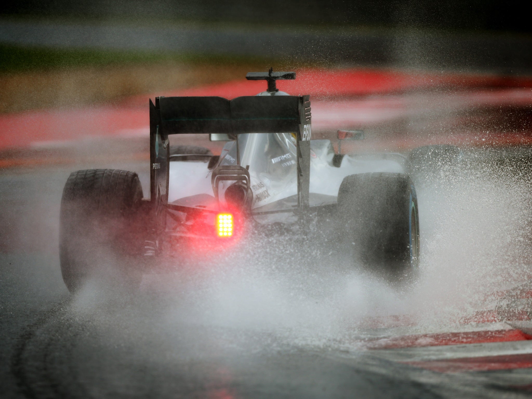 Saturday's qualifying session was troubled by heavy rain