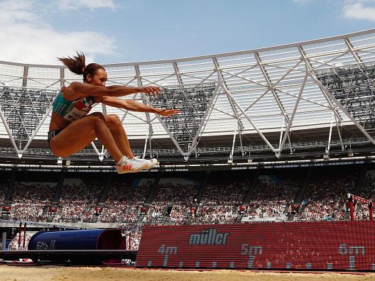 Jessica Ennis-Hill could only manage a seventh-place finish in the long jump on Saturday (Getty)