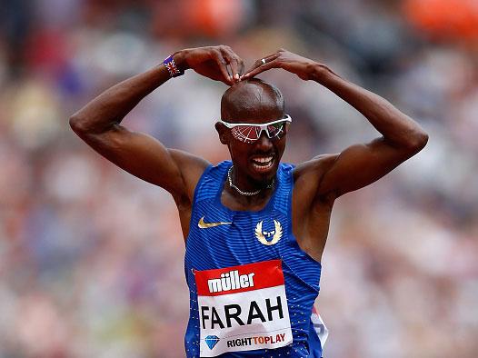Mo Farah continued his fine London form in front of his home crowd (Getty)