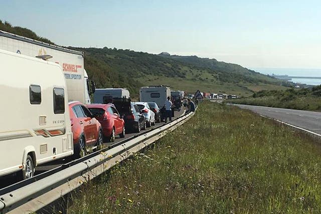Terror fears have led to severe delays at the port of Dover reportedly leaving hundreds of motorists stranded overnight