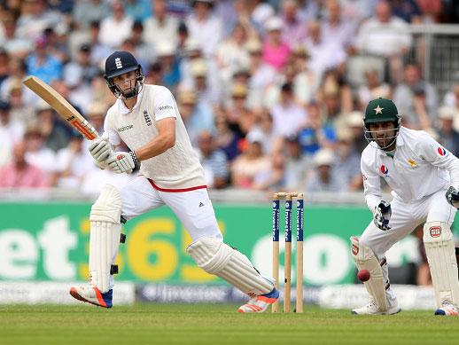 Chris Woakes also played his part with the bat - adding a half-century as England piled on the runs (Getty)