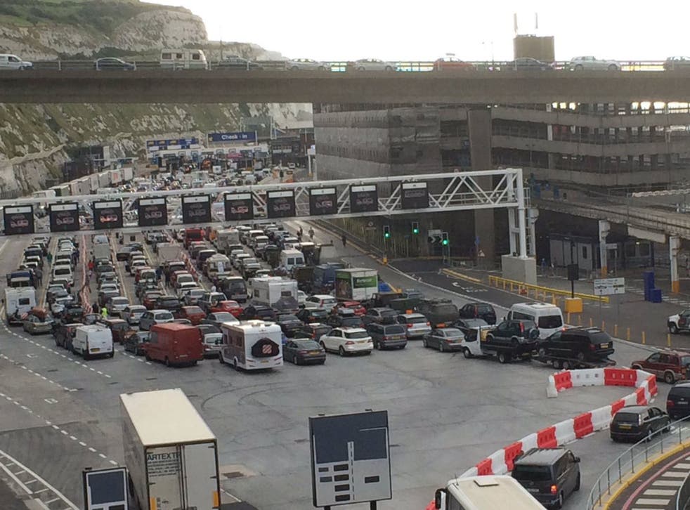 The Government said delays were down to a combination of holiday traffic and extra security checks