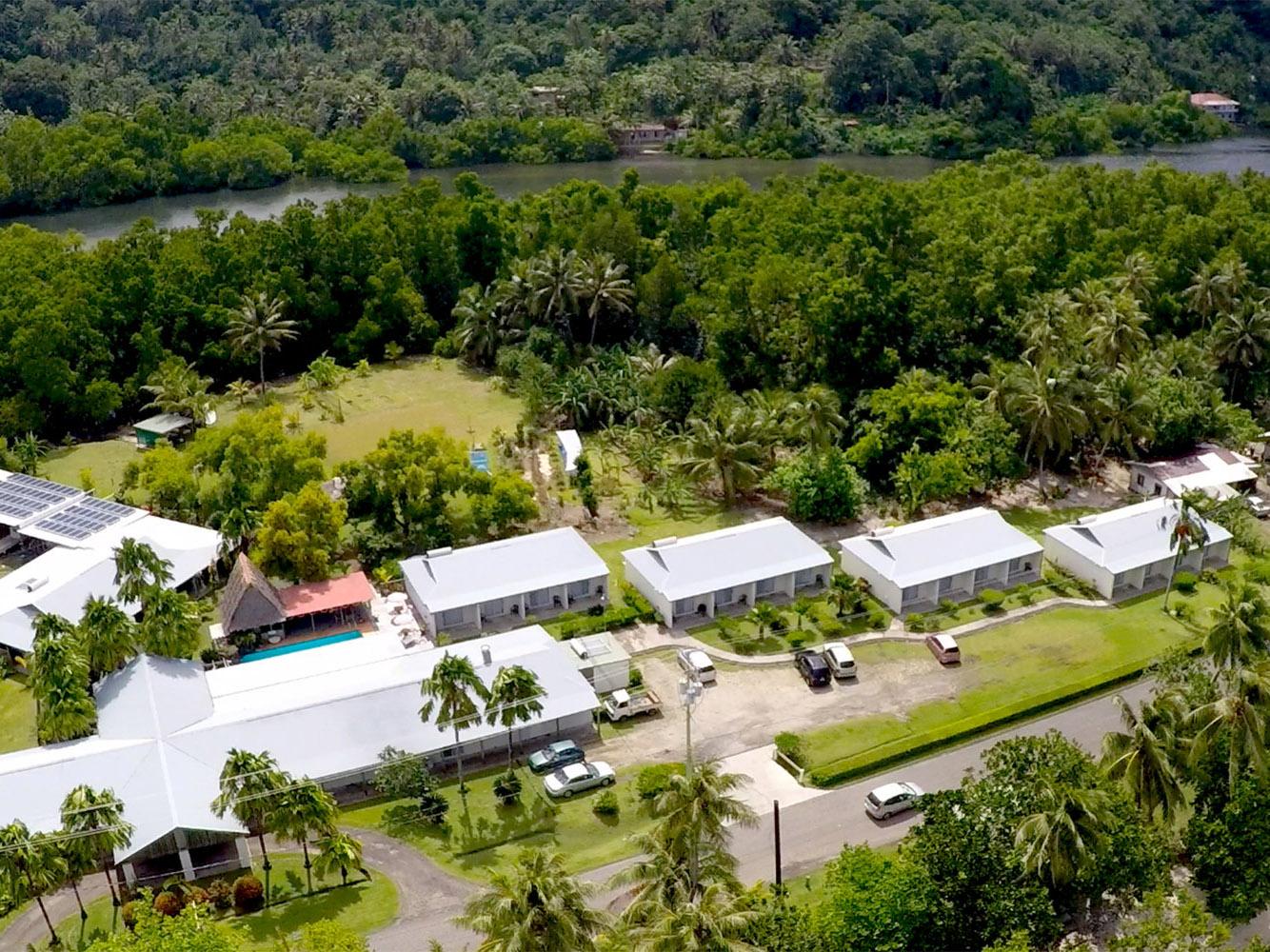 One lucky winner will own the Kosrae Nautilus Resort, pictured.