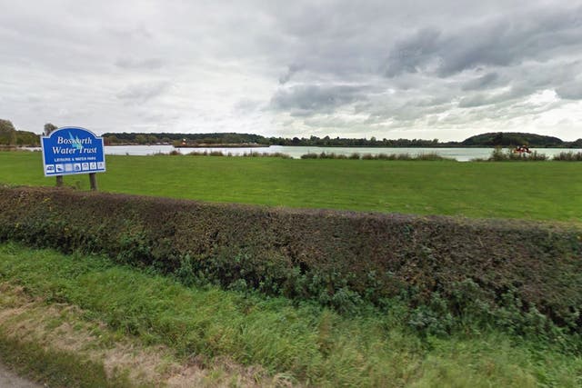 Leicestershire Police were called to Bosworth Water Park at around 3.50pm on Saturday