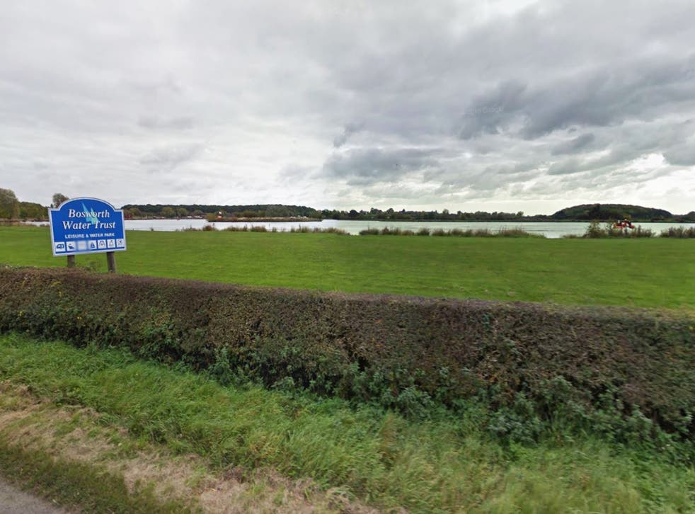 Leicestershire Police were called to Bosworth Water Park at around 3.50pm on Saturday