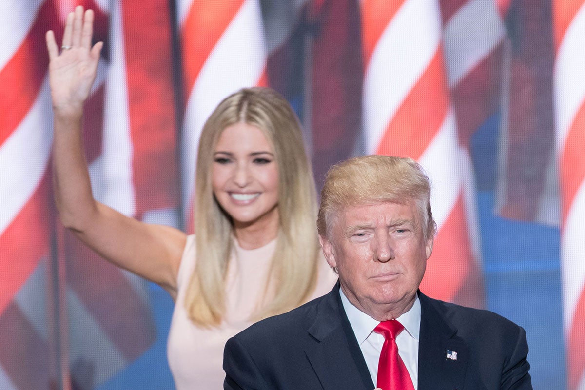 Trump married the real estate developer, whom she now has three children, with after studying with Rabbi Elie Weinstock from the Modern Orthodox Ramaz School