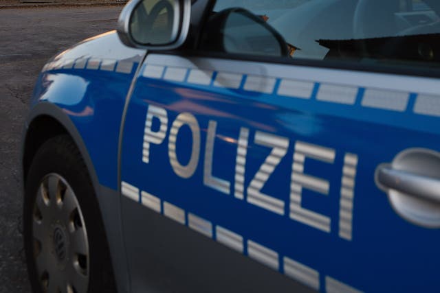 <p>File. A police car stands in front of an apartment in Zwickau, Germany</p>