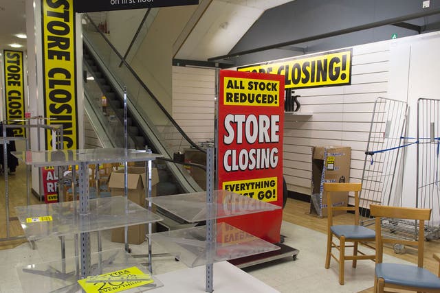 BHS (British Homes Stores) store - Some employees will be kept on as the retailer gets rid of its remaining stock