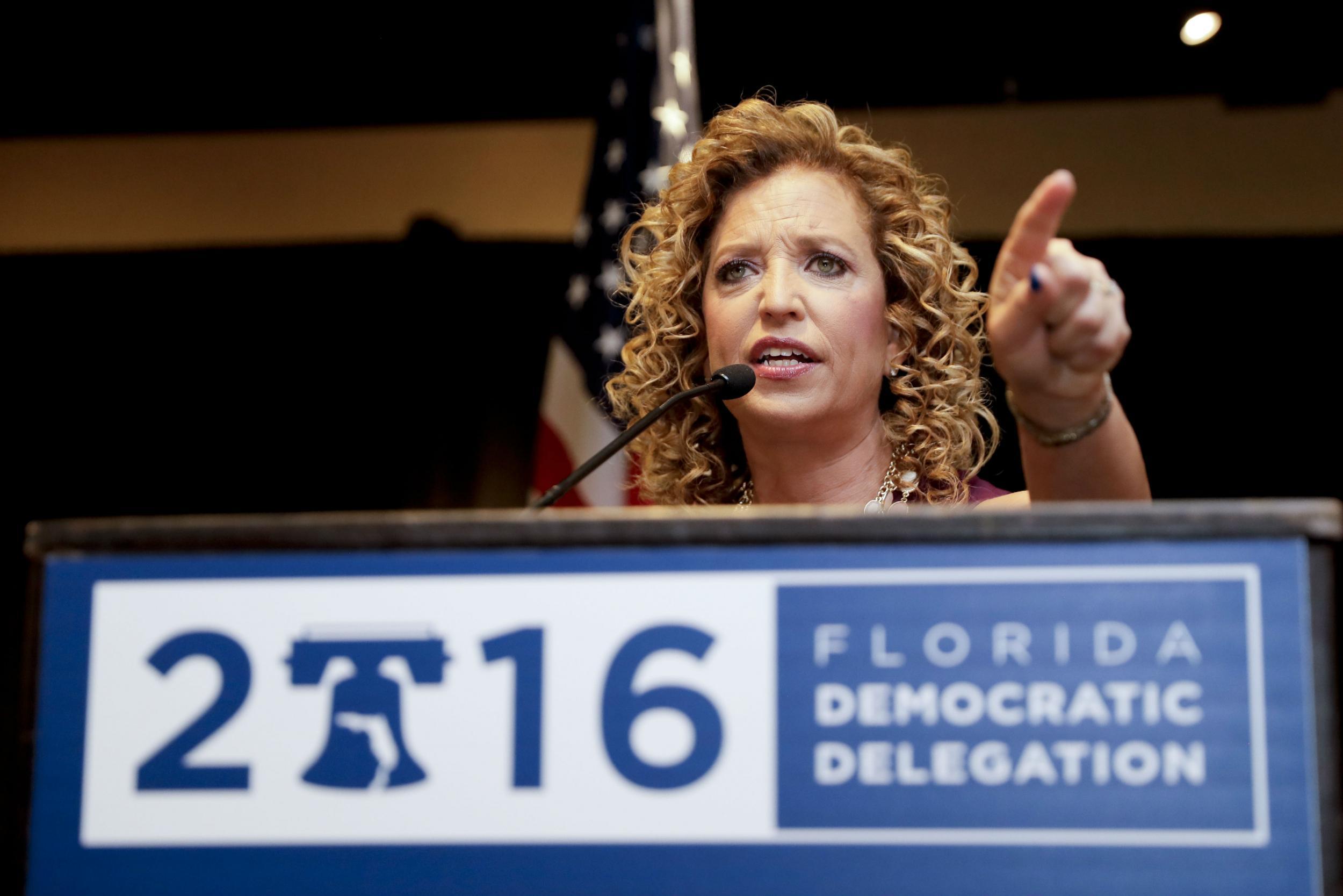 Debbie Wasserman Schultz is standing down as DNC chief