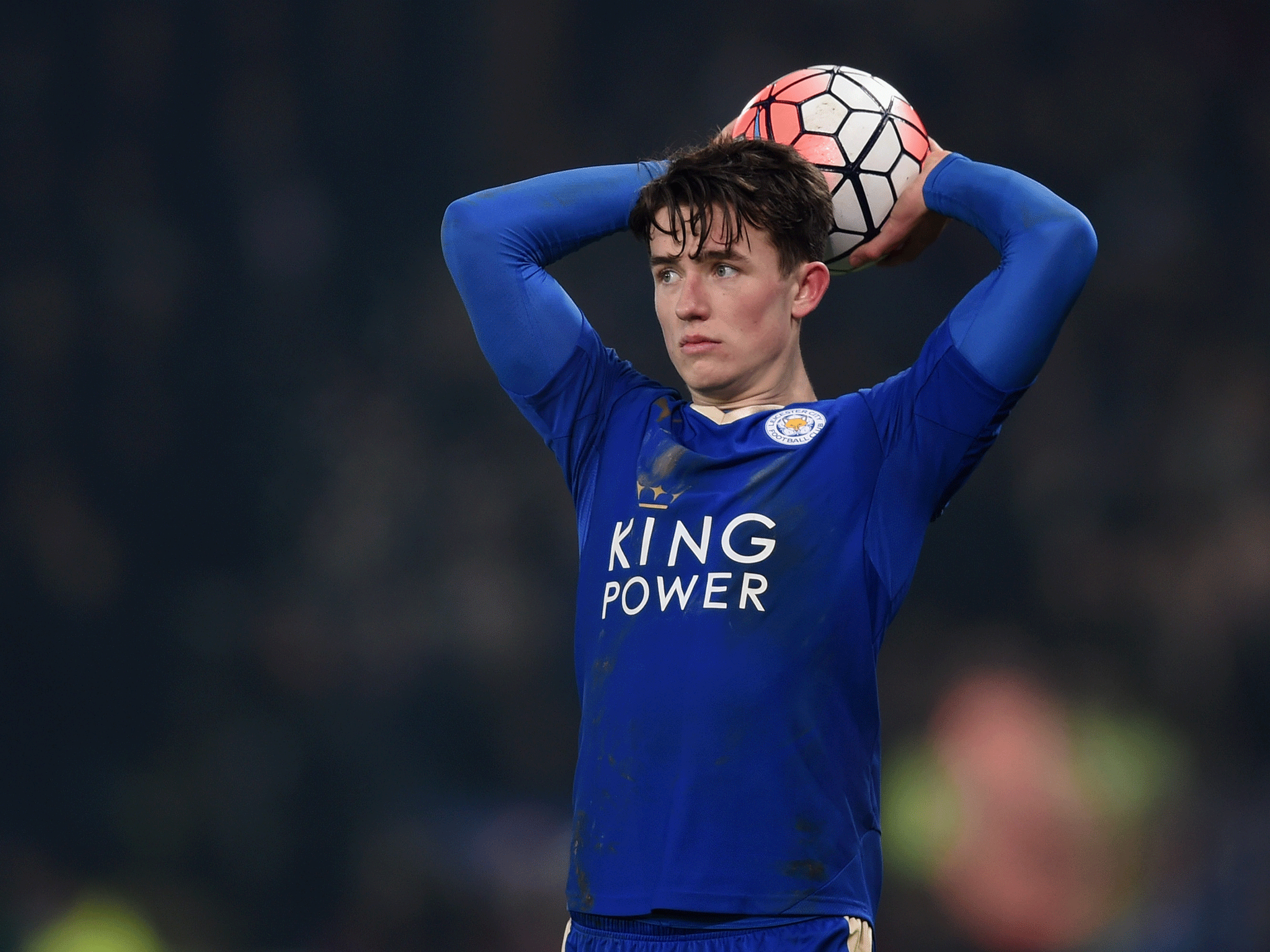 Chilwell in action for the Premier League champions last season