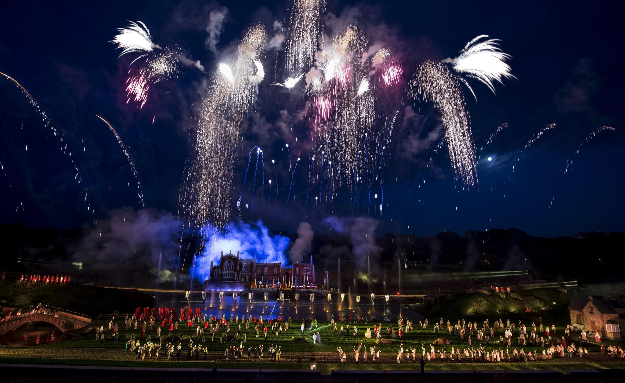 Pyrotechnics and fireworks make for a memorable show
