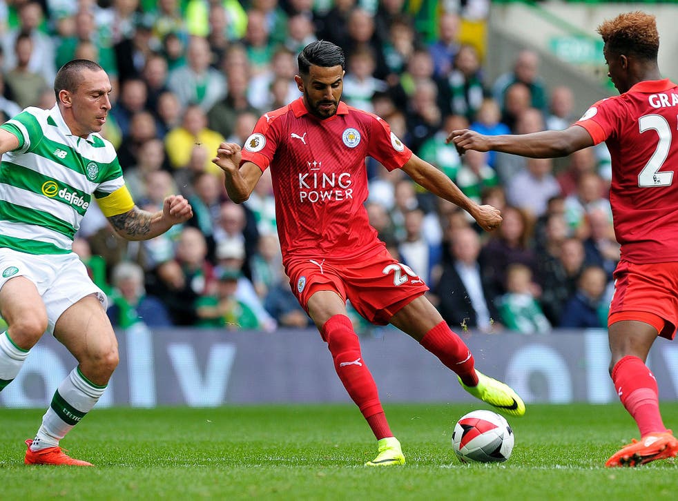 Riyad Mahrez was in sublime form for the Foxes in their International Champions Cup fixture against Celtic