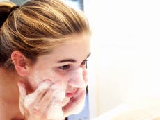 Facial scrubs release 94,500 toxic microbeads in each wash