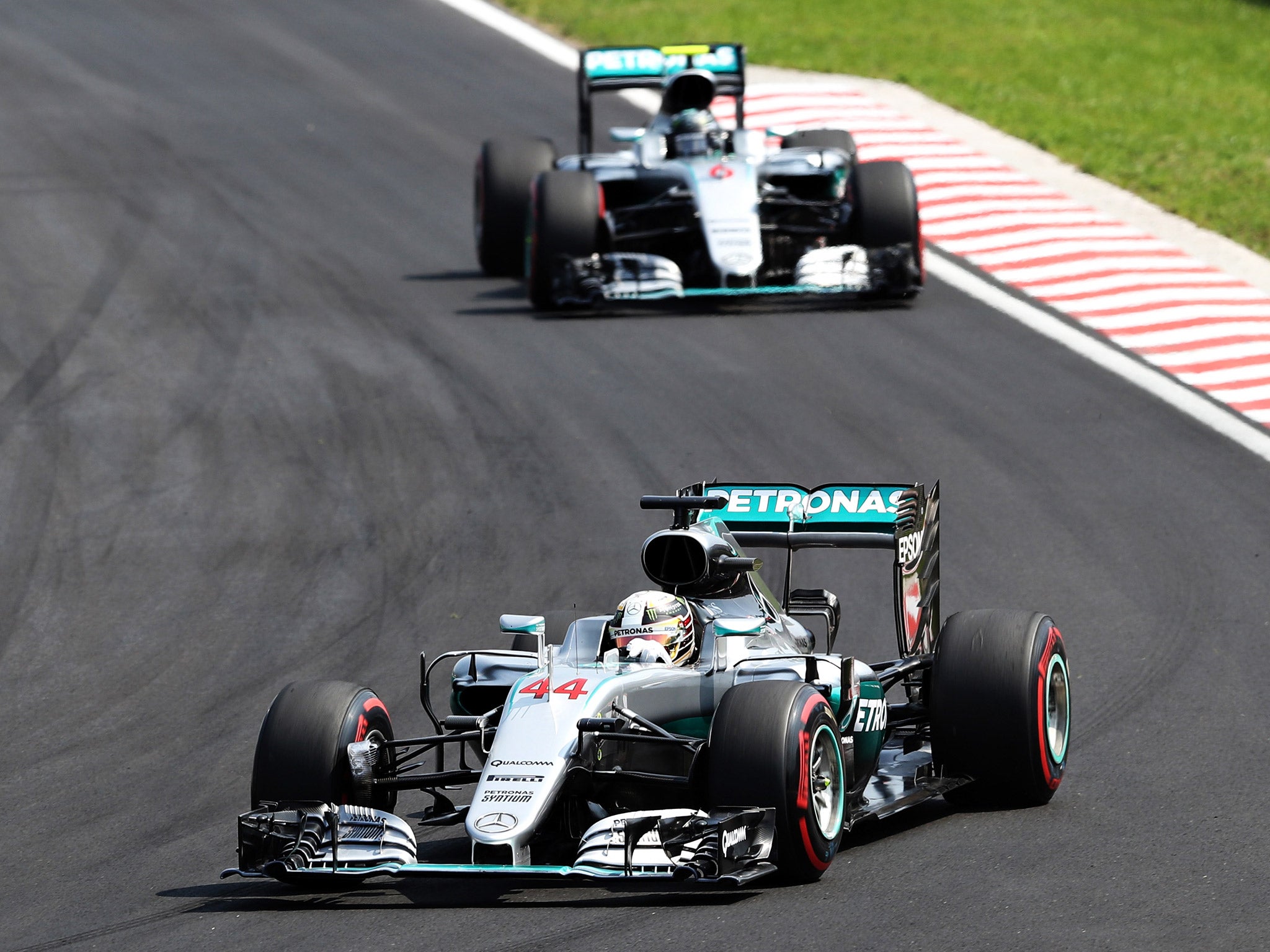 Hamilton led from start to finish in Budapest