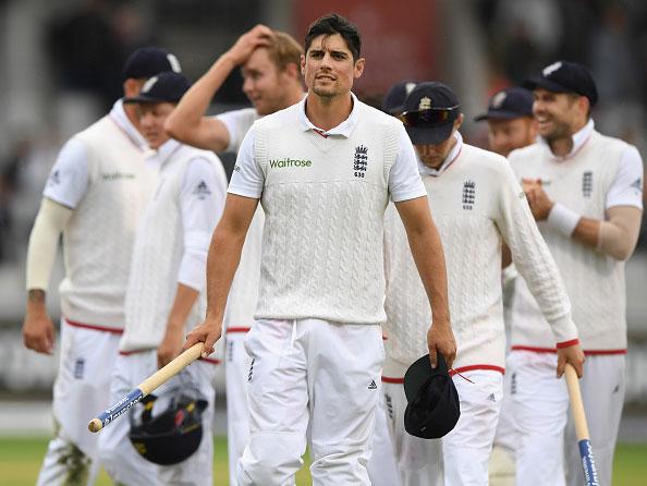 Alastair Cook praised his side for their character under pressure following the defeat at Lord's last week (Getty)