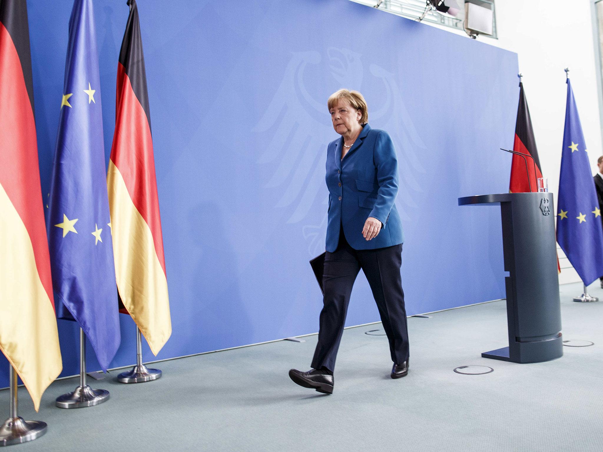 Chancellor Angela Merkel is under pressure following the recent attacks