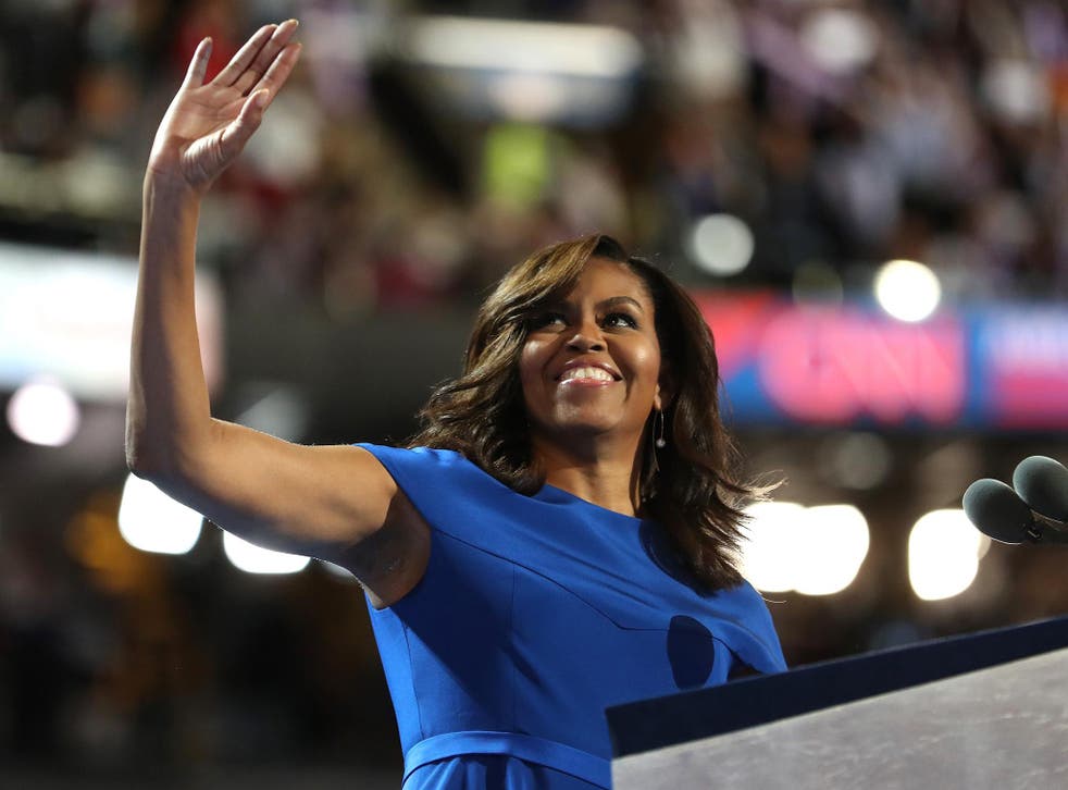 Michelle Obama impressed members with a passionate speech as she endorsed Hillary Clinton's candidacy