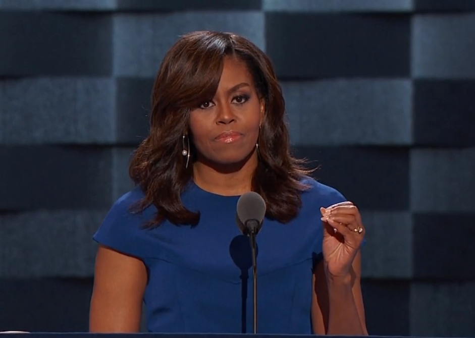 Michelle Obama recalled the White House was built by slaves at the Democratic National Convention