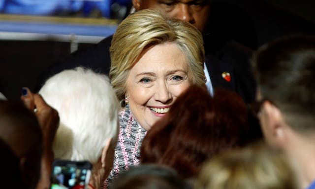Ms Clinton is the fist woman to be nominated for president by a mainstream party