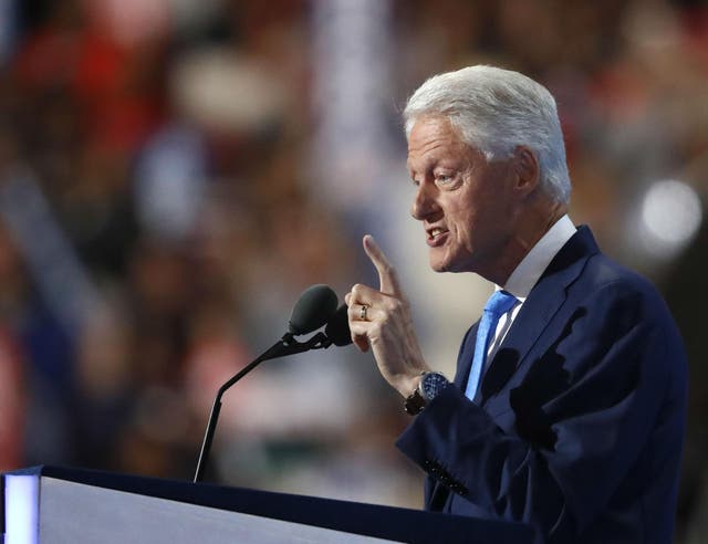 Bill Clinton said no one was better qualified for the White House than his wife