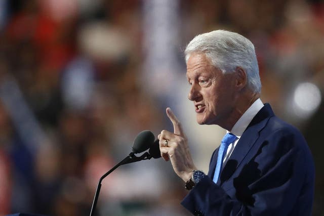 Bill Clinton said no one was better qualified for the White House than his wife