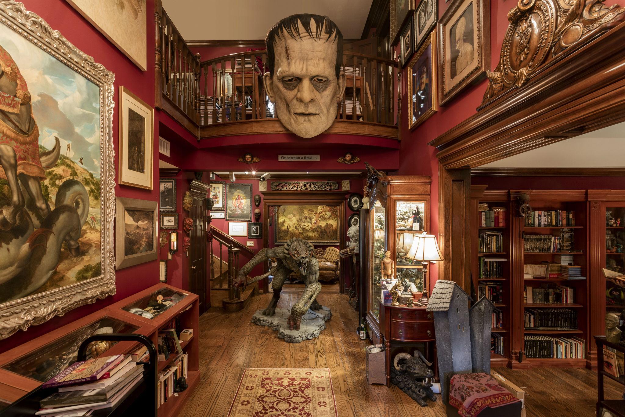 &#13;
The vast Frankenstein head that normally looms over the entrance hall at Bleak House will be featured in the LACMA exhibition &#13;