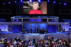 DNC 2016: Hillary Clinton surprises delegates with video message thanking them for nomination