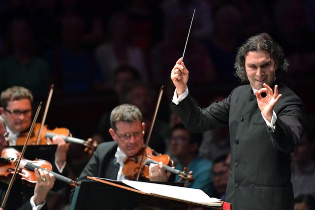 Vladimir Jurowski conducts the London Philharmonic Orchestra at the BBC Proms