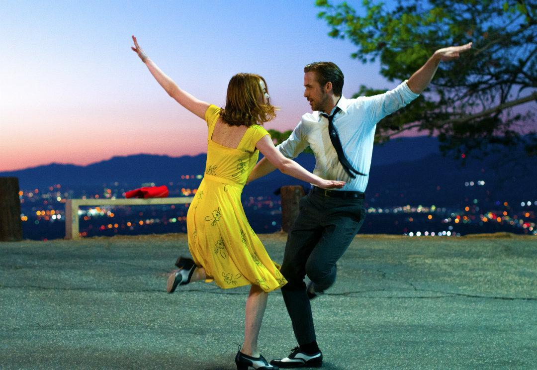 Emma Stone and Ryan Gosling in Damien Chazelle's musical La La Land