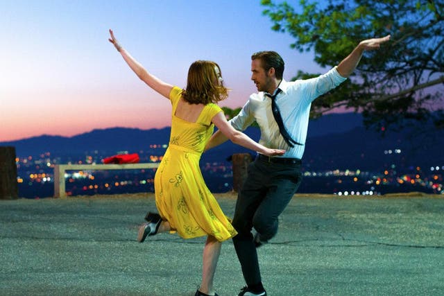 Emma Stone and Ryan Gosling in Damien Chazelle's musical La La Land