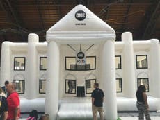 DNC 2016: The One Campaign set up a White House bouncy castle to teach people about poverty