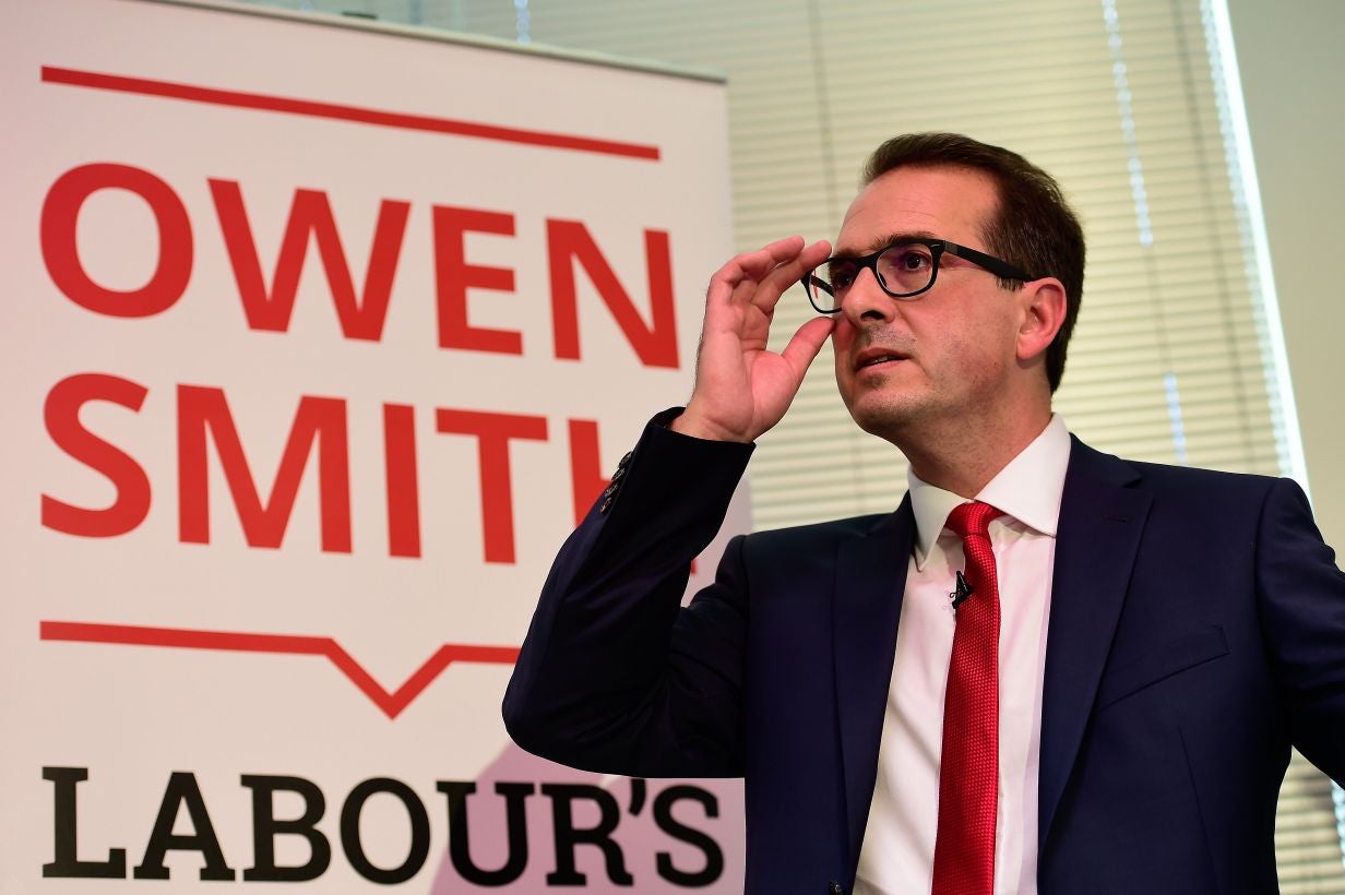 Owen Smith launched his '20 left-wing polices' in Rotherham this week