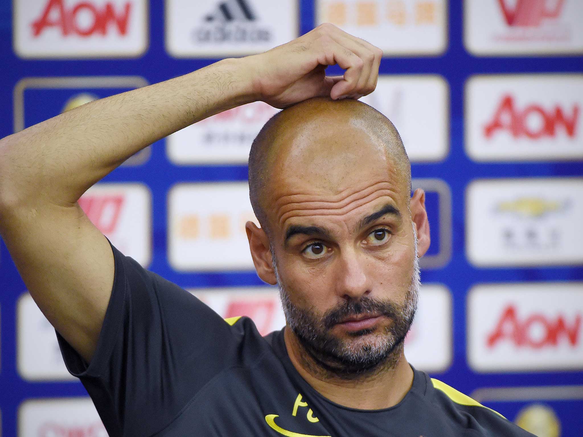 Pep Guardiola was not amused by the organisation of Manchester City's China trip
