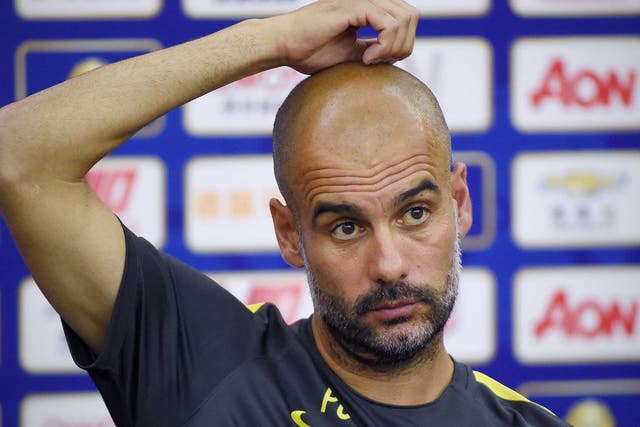 Pep Guardiola was not amused by the organisation of Manchester City's China trip