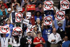 DNC 2016: Democrat divisions over trade and the TPP could make the going bumpy for Barack Obama in Philadelphia 