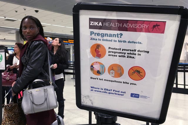 Travellers around the world have been warned of the risk Zika can pose to pregnant women