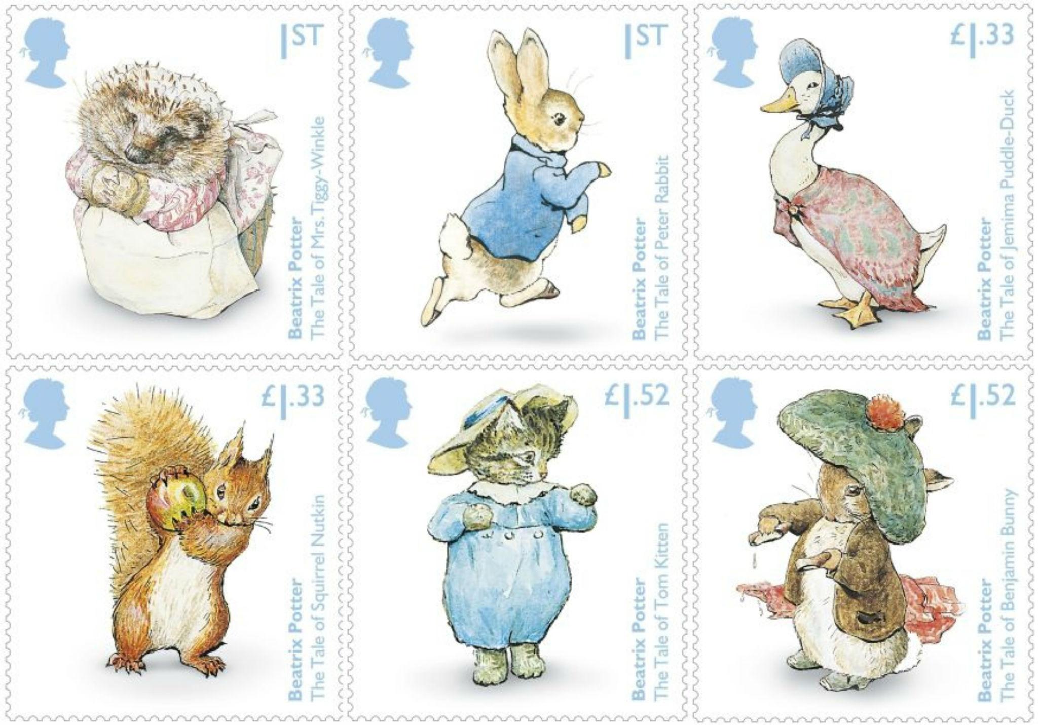 beatrix-potter-stamps-released-by-royal-mail-to-mark-author-s-150th